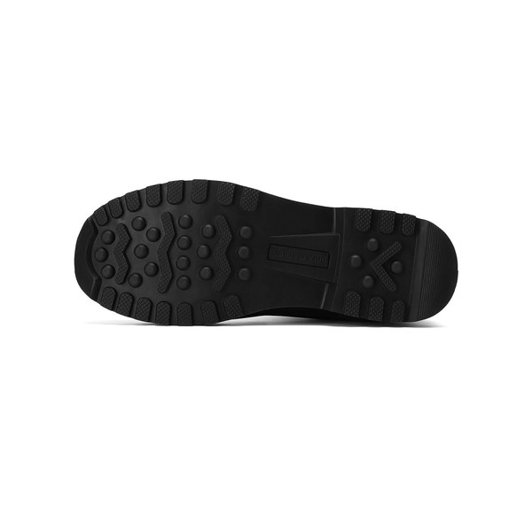 Men's Zip Up Snow Boots - BLACK - 6